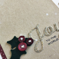 Joy To the World Card - detail