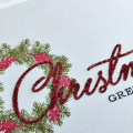 Christmas Greetings Card - detail