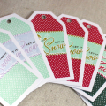 Let It Snow Gift Tag Set Close Up Gallery