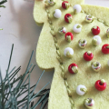 Felt Tree Ornament - detail