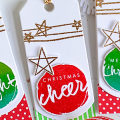 Wet Paint Holiday Tags