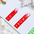 Wet Paint Holiday Tags