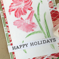 STAMPS: Botanical Blocks III
INK: True Black, Versamark
PAPER: Holiday Plaid paper pad, white cardstock, watercolor paper
DIES: Botanical Blocks Basics, Tag Sale: Quilted
OTHER: white...