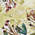 Sympathy Sprigs Card - detail