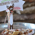 Reindeer Crunch Clothespin Label
