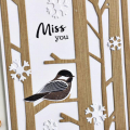 Miss You Chickadee Card