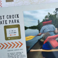 St. Croix State Park Scrapbook Page