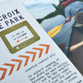 St. Croix State Park Scrapbook Page - detail