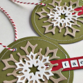 Snowflake Tags - detail