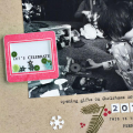 Christmas Morning Scrapbook Page