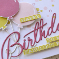 Fabulous Friend Birthday - Detail