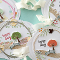 Spring Happy Day tag:
(All supplies by Papertrey Ink unless otherwise noted.)
STAMPS: Petite Places: Walk in the Park, Twig Wreath
INK: Harvest Gold, Orange Zest, Aqua Mist, Hibiscus Burst,...