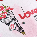 I Love You Flowers Card - detail