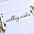 Wedding Wishes Card - detail