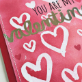 You Are My Valentine Card - detail