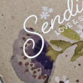 Sending Love & Sympathy Card - detail
