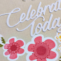 Celebrate Today Floral Cluster Card - detail