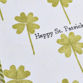 Happy St. Patrick's Day Card - detail