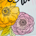 Supplies

Ink: Lovely Lady, Harvest Gold, Summer Sunrise, Hibiscus Burst, Simply Chartreuse

Cardstock: Lemon Tart, True Black

Patterned Paper: Peonies on Parade watercolor

Stencils:...