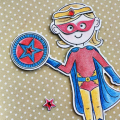 Super Hero Magnetic Paper Doll
