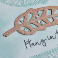 Hang In There Card - detail