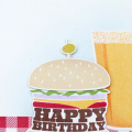Beer & Burger Birthday Card