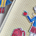 Magnetic Paper Doll - School Uniform detail