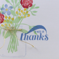 Note Of Thanks Bouquet Card