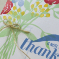 Note Of Thanks Bouquet Close Up