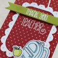 Thank You Teacher Tag Close Up