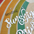 Sunshine & Rainbows Card - detail