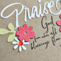 Praise God Card - detail