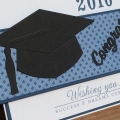 Graduation card made with PTI and MFT (banners only).