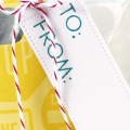 Gift Tote Tag Close Up