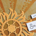 Live in the Sunshine Card - detail