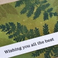 Wishing You Card - detail