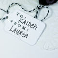 Supplies

*All supplies are available at Papertrey Ink, unless otherwise noted.

Stamps: Keep It Simple: To & From

Cardstock: White

Ink: True Black

Felt: Scarlet Jewel, White, Smokey...