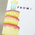Single Birthday Cake Tag