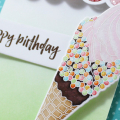 Ice Cream Birthday Close Up