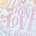 Supplies

*all supplies are available at Papertrey Ink unless otherwise noted

Ink: Aqua Mist, Summer Sunrise, Harvest Gold, Sweet Blush
Cardstock: White linen
Dies: Paper Clippings: Done...