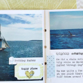 Trip to Maine Traveler's Journal - inside pages