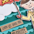 Jump in the Puddles Card - detail