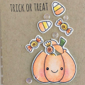 Trick or Treat Pumpkin Card