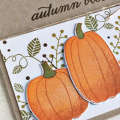 Autumn Blessings Card - detail