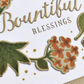 Bountiful Blessings Card - detail