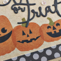 Trick or Treat Pumpkins Card - detail