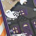 Haunted House Shaker Tag - detail