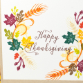 Supplies

Stamps: Paper Clippings: Thankful for You, Lucky Break
Ink: Fine Linen, Classic Kraft, Cocoa Bean, Dark Chocolate, Summer Sunrise, Harvest Gold, Canyon Clay, Terracotta Tile, Simply...
