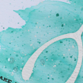 Watercolor Make A Wish Close Up