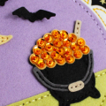Beaded Cauldron Embroidery Hoop 2